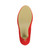 Bottom view of the sole of Red Suede High Heel Platform Mary Jane Court Shoes