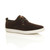 Front right side view of Brown Suede Flat Lo-Top Desert Trainers Plimsolls Front right side view of Brown Suede Flat Lo-Top Desert Trainers Plimsolls