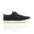Right side view of Navy Suede Flat Lo-Top Desert Trainers Plimsolls Right side view of Navy Suede Flat Lo-Top Desert Trainers Plimsolls