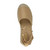 Top view of Nude PU Flat Studded Ankle Strap Espadrilles