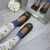 Model wearing Brown Fleece Fluffy Footlets Slippers Socks