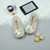 Beige Fleece Fluffy Footlets Slippers Socks