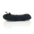 Left side view of Navy Fleece Fluffy Footlets Slippers Socks