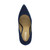 Top view of Navy Suede High Heel Pointed Court Shoes Top view of Navy Suede High Heel Pointed Court Shoes