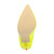 Bottom view of the sole of Neon Yellow Patent High Heel Pointed Court Shoes Bottom view of the sole of Neon Yellow Patent High Heel Pointed Court Shoes