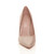 Front view of Rose Gold Glitter High Heel Pointed Court Shoes Front view of Rose Gold Glitter High Heel Pointed Court Shoes