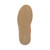 Bottom view of the sole of Orange Suede Platform Flatform Creepers Trainers