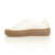 Left side view of White PU Platform Flatform Creepers Trainers