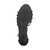 Bottom view of the sole of Black Mid Heel Diamante T-Bar Strappy Sandals