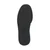 Bottom view of the sole of Black Suede Flat Wedge Platform Creepers Shoes