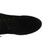 Top view of Black Suede Low Heel Biker Over The Knee Boots