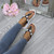 Model wearing Black Low Wedge Heel Comfort Flatform Diamante Pearl T-Bar Toe Post Slingback Sandals