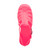 Top view of Neon Pink Mid Heel Gladiator Jelly Sandals