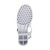 Bottom view of the sole of White Mid Heel Gladiator Jelly Sandals