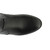 Top view of Black PU Flat Stretch Chelsea Over The Knee Boots