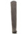 Left side view of Grey Suede Flat Stretch Chelsea Over The Knee Boots