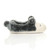 Right side view of Grey Fur Flat Faux Fur Pom Pom Bear Face Slippers Right side view of Grey Fur Flat Faux Fur Pom Pom Bear Face Slippers