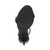 Bottom view of the sole of Black PU High Heel Strappy Barely There Sandals