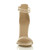 Front view of Nude PU High Heel Strappy Barely There Sandals