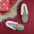 Beige Suede Fur Collar Lined Luxury Flexible Moccasins Slippers Beige Suede Fur Collar Lined Luxury Flexible Moccasins Slippers