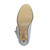 Bottom view of the sole of Silver Satin High Heel Mary Jane Diamante Bow Court Shoes Bottom view of the sole of Silver Satin High Heel Mary Jane Diamante Bow Court Shoes