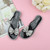 Black Flat Jelly Diamante Bow Flip Flops Toe Post Sandals Black Flat Jelly Diamante Bow Flip Flops Toe Post Sandals