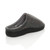 Back right side view of Grey Check Fur Lined Winter Slip On Memory Foam Slippers Mukes Indoor Shoes Back right side view of Grey Check Fur Lined Winter Slip On Memory Foam Slippers Mukes Indoor Shoes