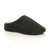 Front right side view of Khaki Check Fur Lined Winter Slip On Memory Foam Slippers Mukes Indoor Shoes Front right side view of Khaki Check Fur Lined Winter Slip On Memory Foam Slippers Mukes Indoor Shoes