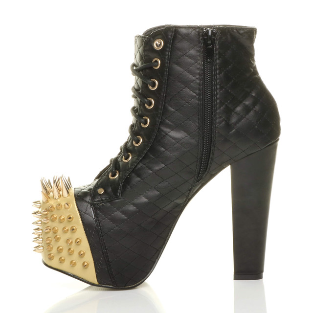 Spiked high sales heel shoes