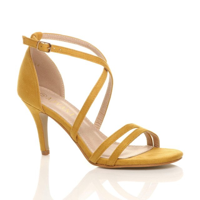 Womens on sale mustard heels