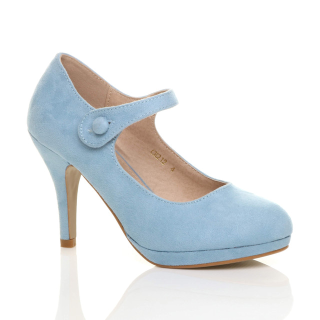 Pale blue mary jane on sale shoes