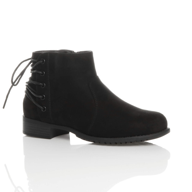 black suede pixie ankle boots