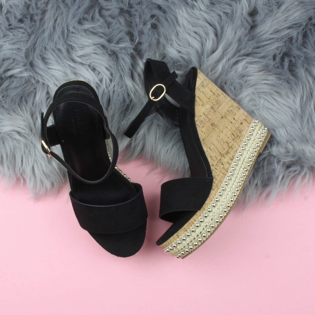 Suede sales platform espadrilles