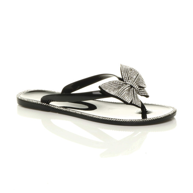 Valentino Couture Bow Jelly Flip Flops | Jelly flip flops, Black flip flops,  Bow flip flops