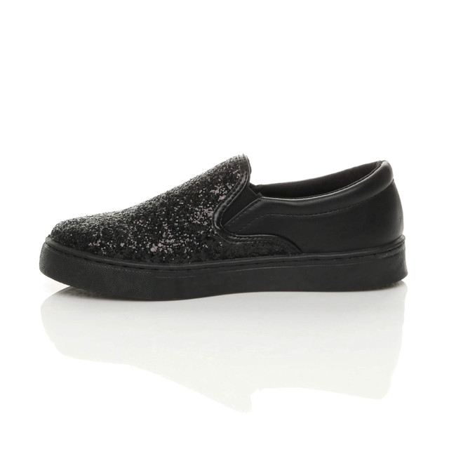 Glitter slip hot sale on trainers