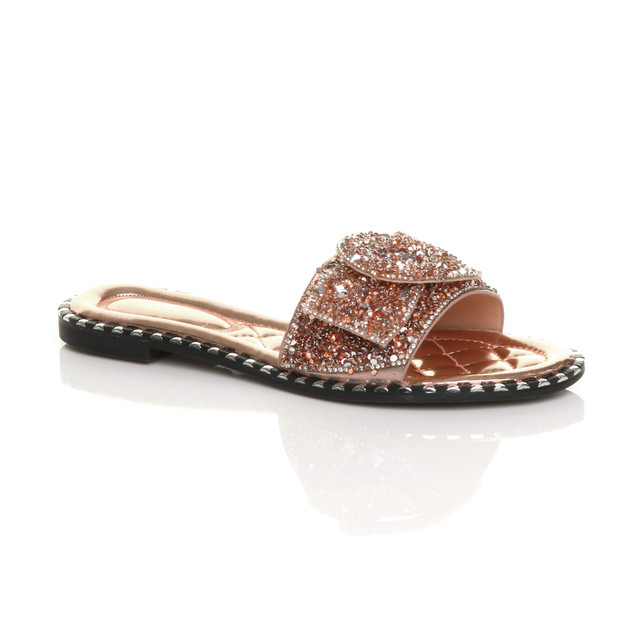 Studded sales slides womens