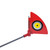 Bird B Gone Repeller 360 reflector red wing flag with predator eye