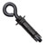 Black M8 Galvanized Large Net Bolt