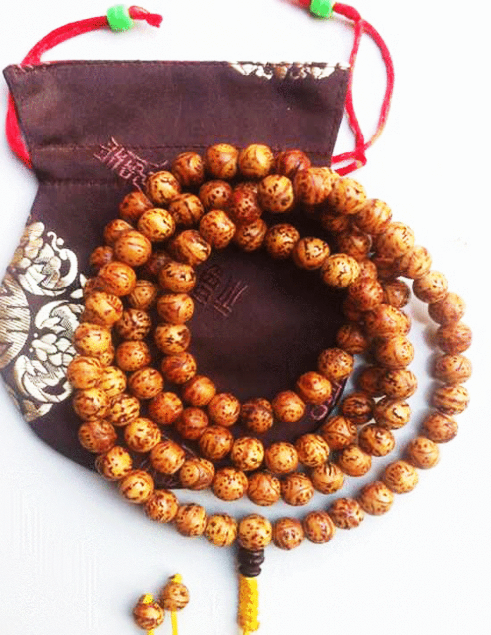 Indian Bodhi Seed Mala / Prayer Beads