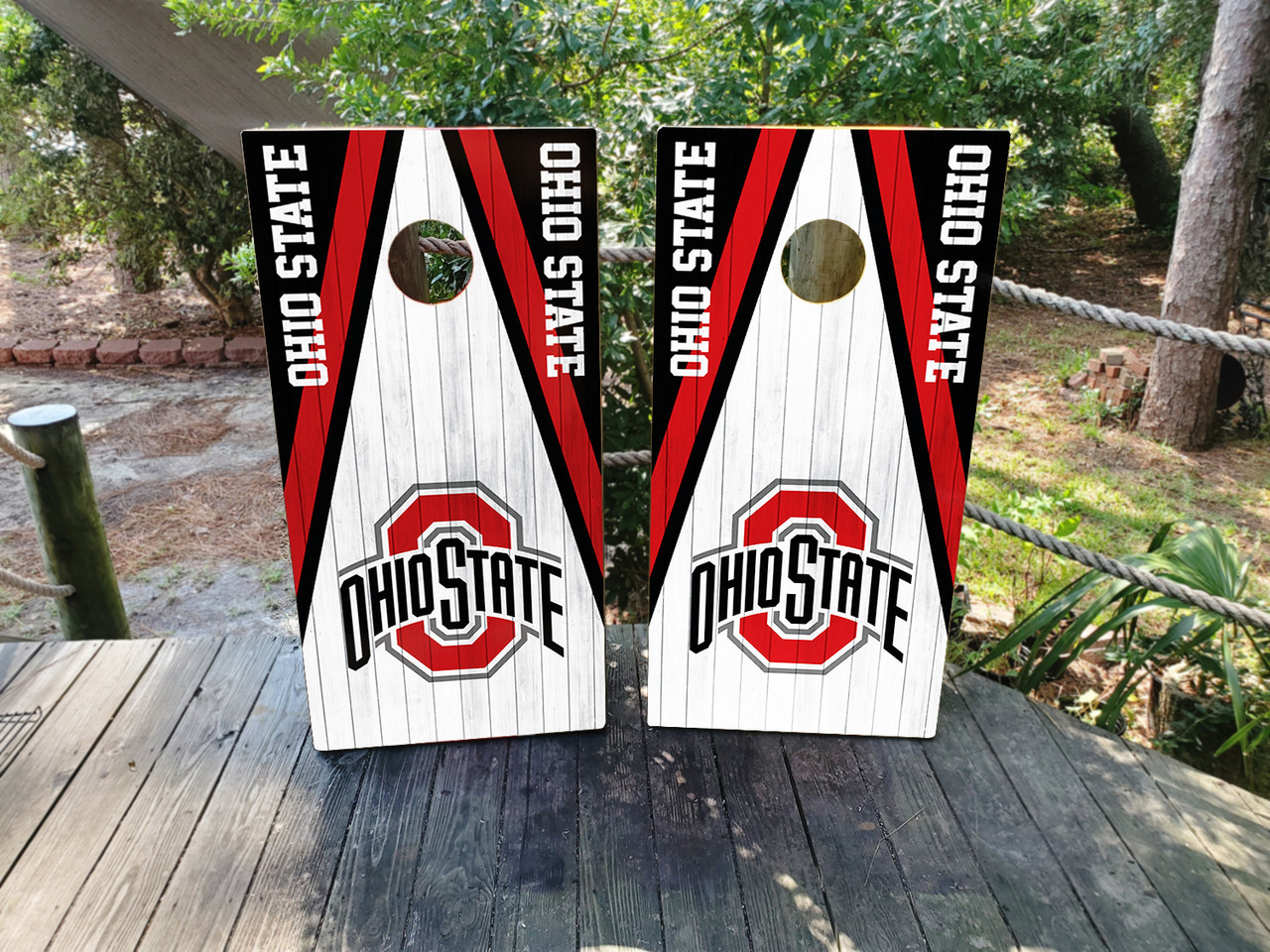 Ohio State Buckeyes Cornhole Wraps / Skins - Design 1