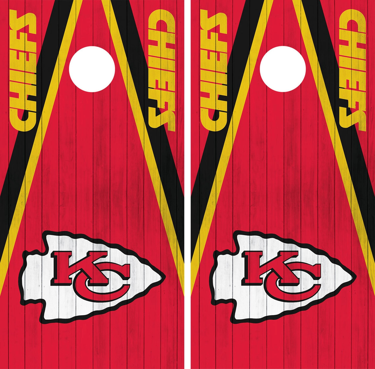 Juego De 8 Bolsas Para Cornhole Kansas City Royals & Chiefs - Alta Calidad, Ideal Para Partidos