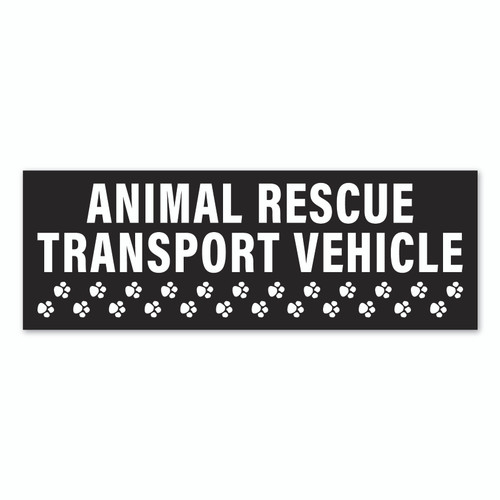 Animal Rescue Transport Vehicle Sticker / Decal / Bumper Sticker