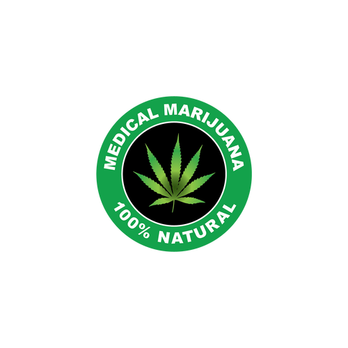 Medical Marijuana 100% Natural Sticker / Decal / Bumper Sticker