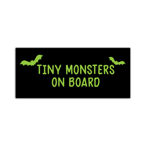 Tiny Monsters on Board Sticker / Decal / Bumper Sticker