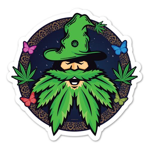 Pot Wizard Sticker / Decal / Bumper Sticker