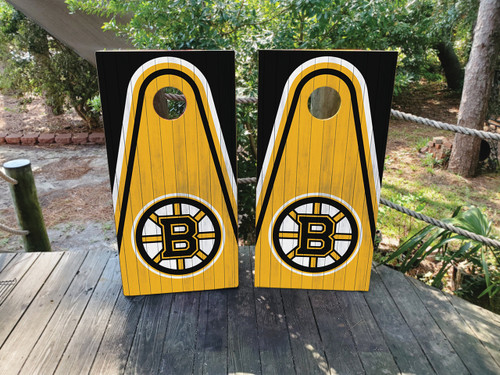 Boston Bruins Cornhole Wraps / Skins - Design 3