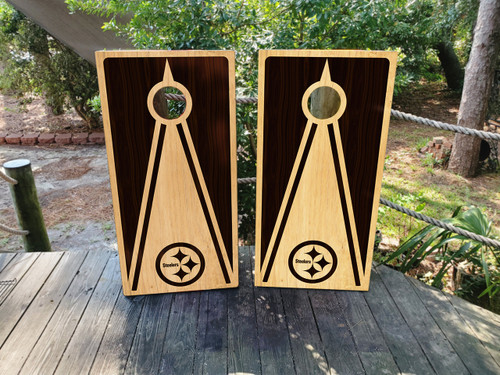 Pittsburgh Steelers Cornhole Wraps / Skins - Design 5