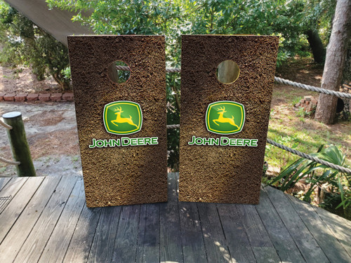 John Deere Cornhole Wraps / Skins - Design 3