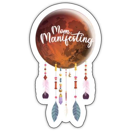 Moon Manifesting Eclipse Sticker