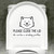 Please Close The Lid. The Cat Has a Drinking Problem Sticker / Decal / Bumper Sticker